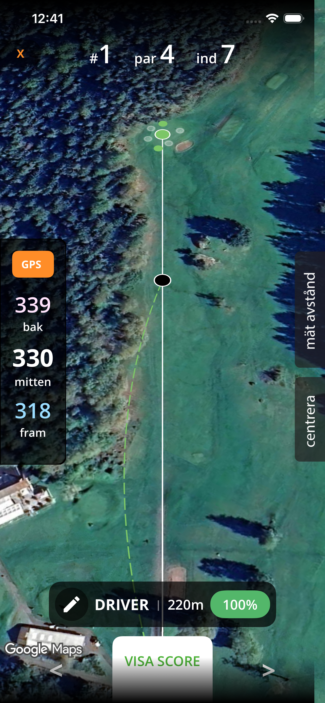 GPS Satellitkarta